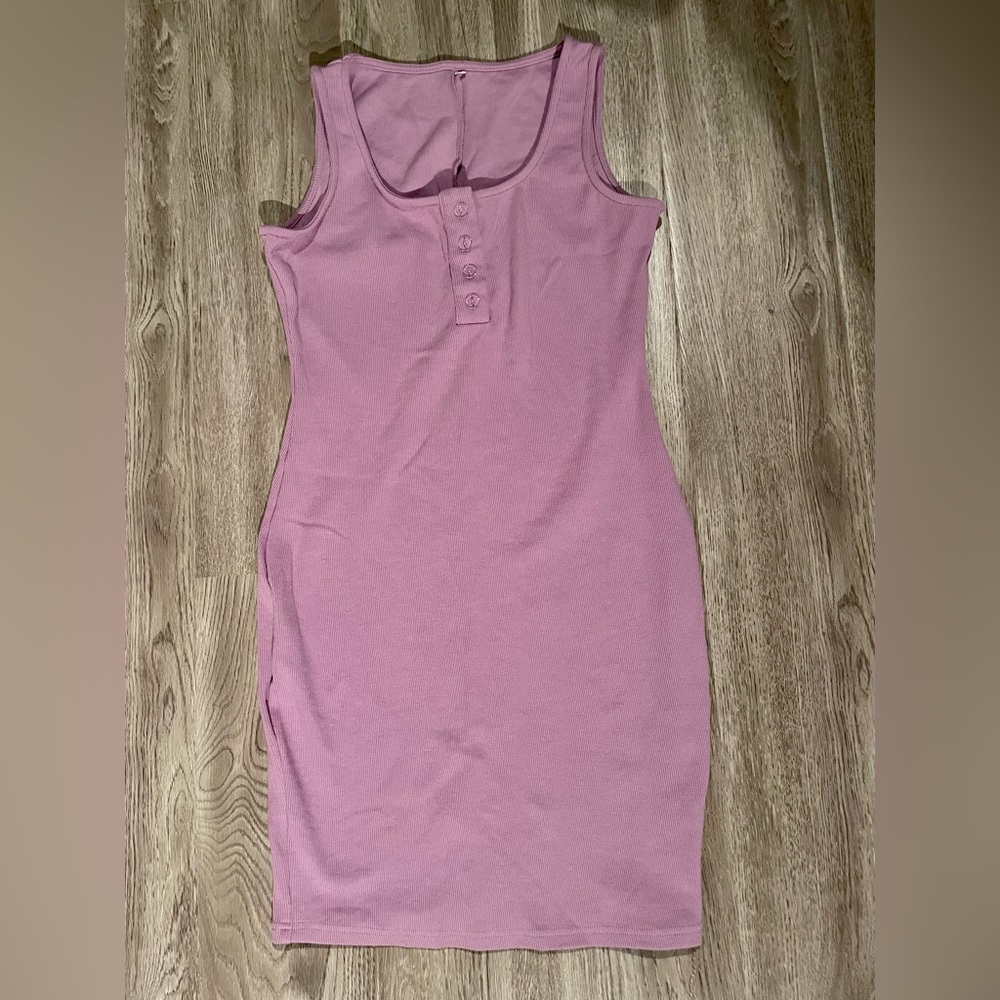 Purple body dress